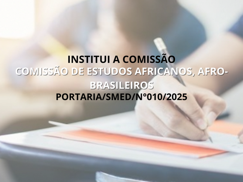 PORTARIA SMED Nº 010/2025