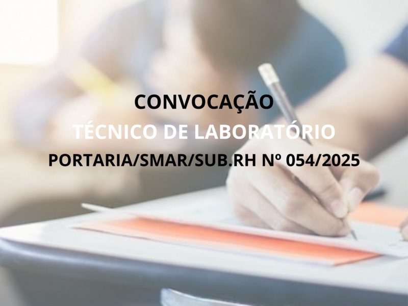PORTARIA/SMAR/SUB.RH Nº 054/2025
