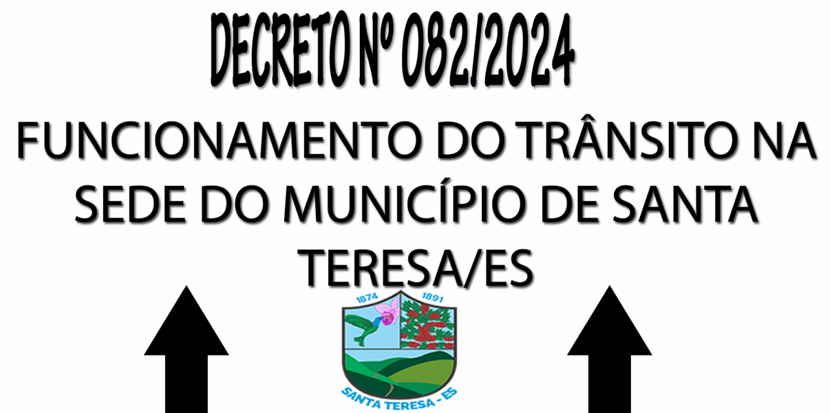 TRÂNSITO NA SEDE DO MUNICÍPIO DE SANTA TERESA/ES