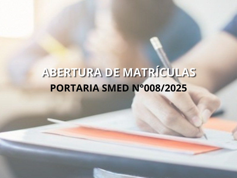 PORTARIA SMED Nº 008/2025