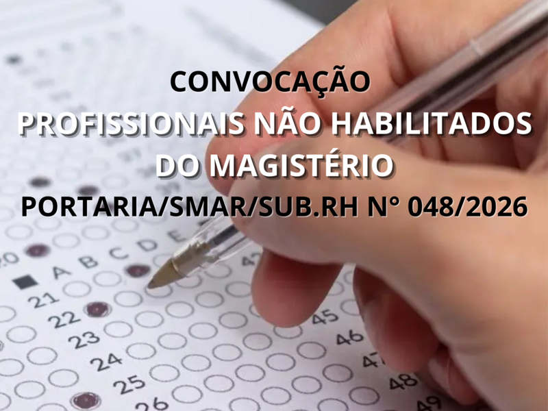 PORTARIA SMAR/SUB.RH N° 048/2026