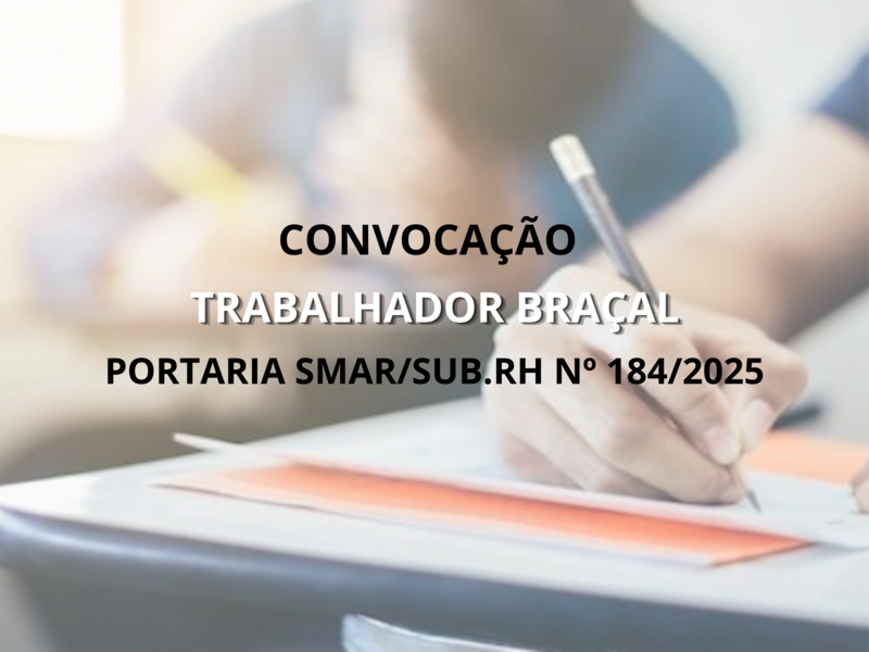 PORTARIA/SMAR/SUB.RH/ Nº 184/2025
