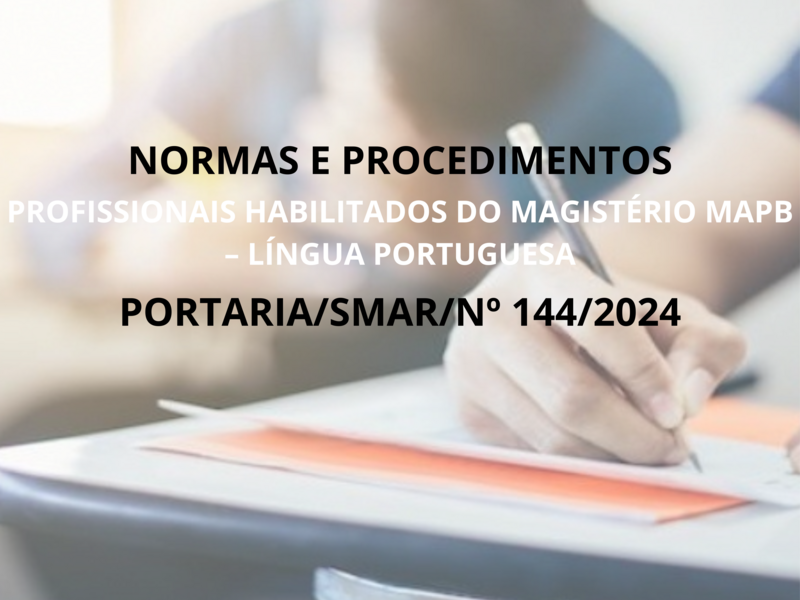 PORTARIA/SMAR/SUB.RH/ Nº 144/2024